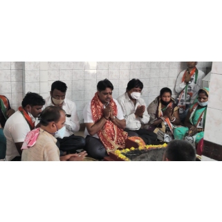 Havan and Puja in Borivali for NCP chief Sharad Pawar's long life